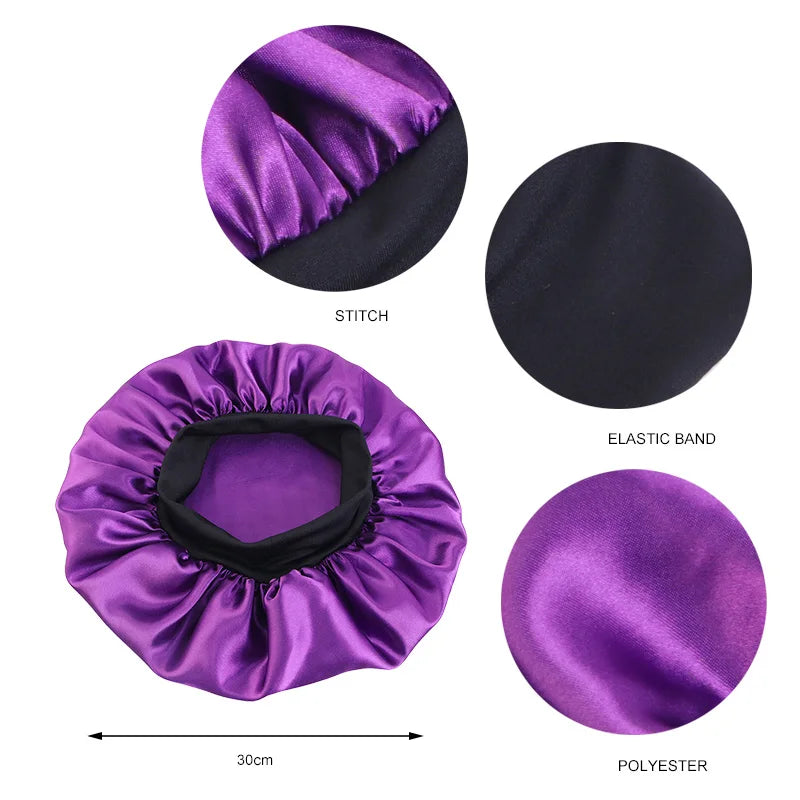 Satin Bonnets Hair Bonnet