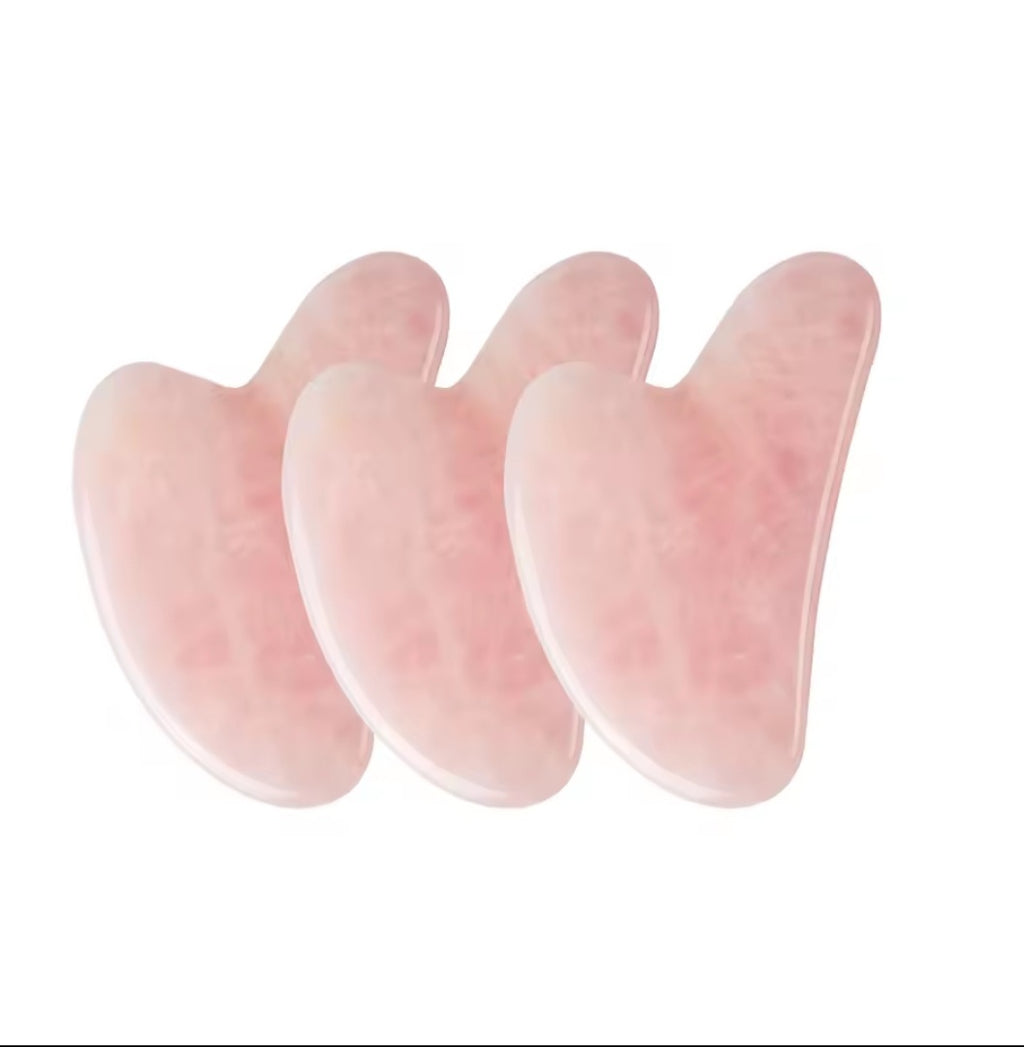 Gua Sha Rose Quartz - Facial Massager